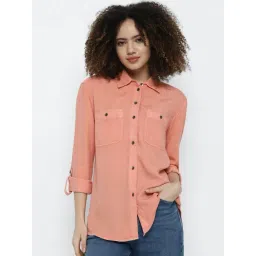 American Eagle Outfitters Orange Shirt-picture-11