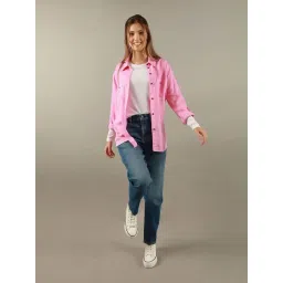 American Eagle Outfitters Pink Regular Fit Shirt-picture-20