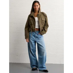 AMERICAN EAGLE OUTFITTERS Reversible Pure Cotton Tailored Jacket-picture-25