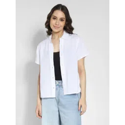 American Eagle Outfitters White Regular Fit Shirt-picture-11