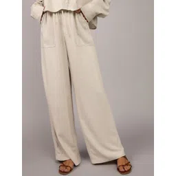 AMERICAN EAGLE OUTFITTERS Women Baggy Fit Wide-Leg Drawstring Trousers-picture-21