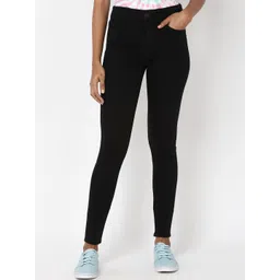 AMERICAN EAGLE OUTFITTERS Women Black Skinny Fit High-Rise Jeans-picture-37