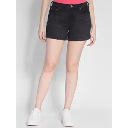 AMERICAN EAGLE OUTFITTERS Women Mid-Rise Denim Shorts-picture-10