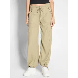 AMERICAN EAGLE OUTFITTERS Women Mid-Rise Regular Fit Joggers Trousers-picture-23