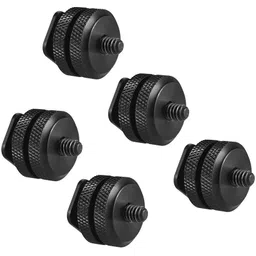 American Sia 1/4 Camera Hot Shoe Tripod Screw Adapter Flash Shoe Adapter-image-16