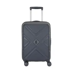 American Tourister Black Krossplus Textured Small Hard Sided Cabin Trolley-picture-10