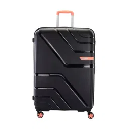 American Tourister Black Upland Sport Textured Large Hard Sided Checked Luggage-picture-17