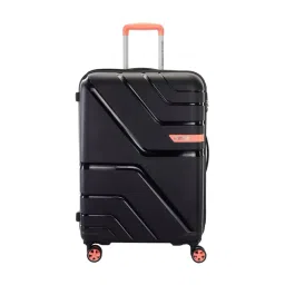 American Tourister Black Upland Sport Textured Medium Hard Sided Checked Luggage-picture-15