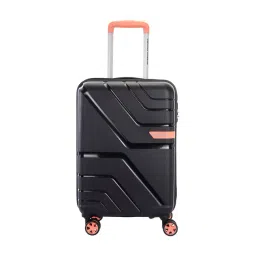 American Tourister Black Upland Sport Textured Small Hard Sided Cabin Trolley-picture-12