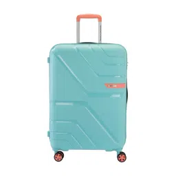 American Tourister Blue Upland Sport Textured Medium Hard Sided Checked Luggage-picture-14