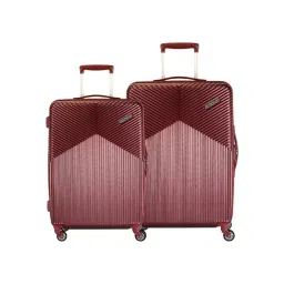 American Tourister Georgia Red 4 Wheels Medium Hard Cabin Trolley Bag Pack of 2-picture-31
