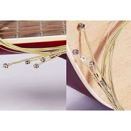 amg music Acoustic Guitar String and Capo Quick Change Guitar Capo for Electric Guitar Bass Guitar String image 5