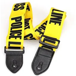 amg music Adjustable Guitar Strap with PU Leather Ends for Acoustic Electric Guitars Nylon, Polyester Strap-picture-19