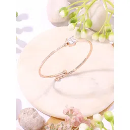 AMI Rose Gold Plated Kada Bracelet-picture-41