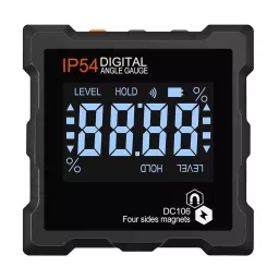 amiciSense Digital Protractor, Magnetic Level Box IP54 2xAAA Battery 0.05 degree Resolution-picture-21