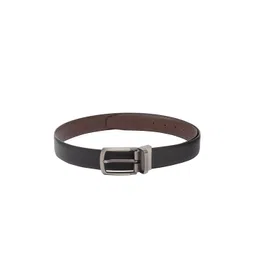 amicraft Men Black & Brown Textured Reversible Belt-picture-30