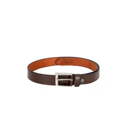 amicraft Men Textured Leather Tang Slim Formal Belt-picture-31