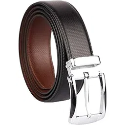 amicraft Premium Boy's Casual & Formal PU Leather Black Belt # Free Size Length upto 46 inch-picture-29