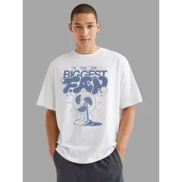 AMIGOS Men Typography Printed Round Neck Cotton Oversized T-shirt-picture-37