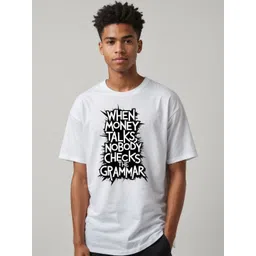 AMIGOS Men Typography Printed Round Neck Cotton Relaxed Fit T-shirt-picture-33