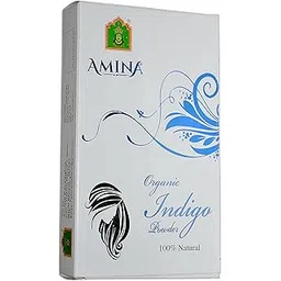 Amina 100% Natural Health Indigo Powder (Indigofera Tinctoria) for Hair Colour, Green-picture-24