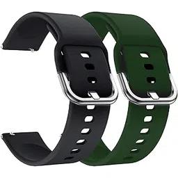 AMiRiTE ASS162 22MM Soft Silicone Watch Strap/Band Compatible with Noise Colorfit Pulse 2 Max / Huawei GT2(46mm) / Honor Magic Watch 2(46mm) / Noise Pulse Go Buzz / Boat Flash / Xtend / Xtend Pro / Noise Colorfit Ultra Fireboltt Rage / Fireboltt Phoenix / Noise Colorfit Pulse Grand / Noise Colorfit Pulse 2 Max / Realme S/S Pro / One Plus(46mm) Smart Watch & All 22mm lug Watches-picture-32