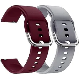 AMiRiTE ASS162 22MM Soft Silicone Watch Strap/Band Compatible with Noise Colorfit Pulse 2 Max / Huawei GT2(46mm) / Honor Magic Watch 2(46mm) / Noise Pulse Go Buzz / Boat Flash / Xtend / Xtend Pro / Noise Colorfit Ultra Fireboltt Rage / Fireboltt Phoenix / Noise Colorfit Pulse Grand / Noise Colorfit Pulse 2 Max / Realme S/S Pro / One Plus(46mm) Smart Watch & All 22mm lug Watches-picture-35