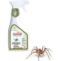 Amish Herbal Spider Spray 250ml Pack Of 1 |10 Minutes Formula |Removes Entire Spider colony|Powerful 100% Organic No Chemical Spider Repellent Spray for Home Office & Garden Long Lasting Protection-picture-32