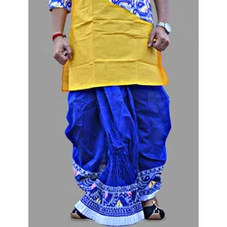 AMIT ONLINE Men Jamdani Border Dhotis-picture-15