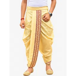 AMIT ONLINE Stylish Men's Solid Dupion Silk Bengali Style Dhoti Pant-picture-14
