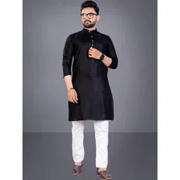 Amitgify Men Printed Regular Pure Cotton Kurta with Pyjamas-picture-34