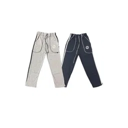 AMNOUR Boys Pack of 2 Cotton Track Pants-picture-34