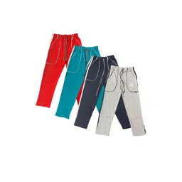 AMNOUR Unisex Pack Of 4 Cotton Track Pants-picture-42