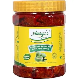 Amoga's Pickles Factory Andhra Authentic Special Mango Thokku Pickle/Aam Ka Aachar/ Magaya Pachadi (500)-picture-26