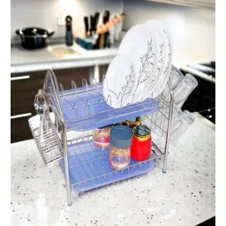 Amol Stainless Steel Pyramid 2 Tier Kitchen Rack-picture-22