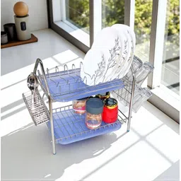 amol Utensil Kitchen Rack Premium Stainless Steel Utensils Stand | Kitchen Organizers | Kitchen Stand Steel, Plastic-picture-31