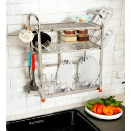 Stainless Steel 18 x 11 Inches Kitchen Racks By Amol-picture-34