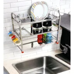 Stainless Steel 18 x 9 Inches Kitchen Racks By Amol-picture-40