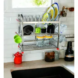 Stainless Steel 20 x 9 Inches Kitchen Racks By Amol-picture-39