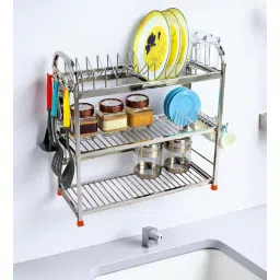 Stainless Steel 22 x 9 Inches Kitchen Racks By Amol-picture-34