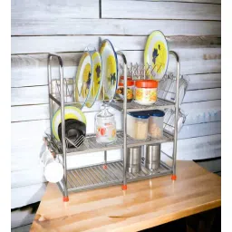 Stainless Steel 24 x 11 Inches Kitchen Racks By Amol-picture-38