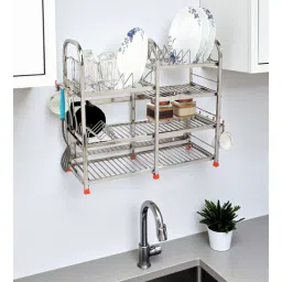 Stainless Steel 24 x 9 Inches Kitchen Racks By Amol-picture-32