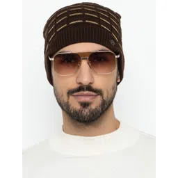 Amoldo Unisex Printed Woollen Beanie-picture-29