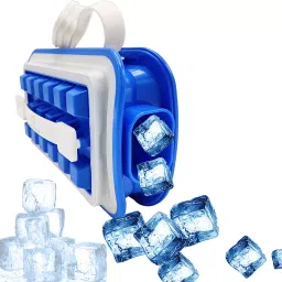 Amour POP Innovative Portable Ice Maker Non-BPA-Makes 18 Large Frozen Cubes - Sapphire Blue Color-picture-43
