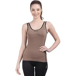 amour secret Amour Secrt Women's Nylon Spandex Ultra Premium Seamless Padded with Broad Strap Camisole with Removable Pads RLCS8140-picture-14