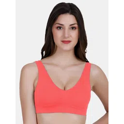 Amour Secret Coral Lightly Padded Sports Bra-picture-31