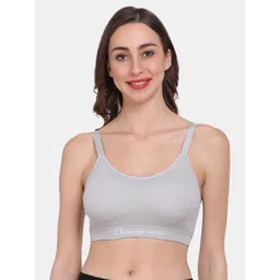 Amour Secret Grey Removable Lightly Padded Anti Odour Sports Bra-picture-38
