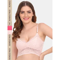 Amour Secret Pack of 2   Floral Bralette Bra-picture-29