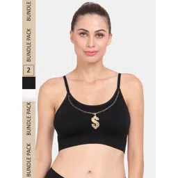 Amour Secret Pack Of 2 Lightly Padded Non Wired Bra-picture-32