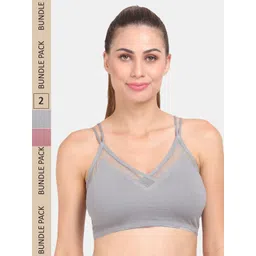 Amour Secret Pack of 2 Lightly Padded Sports Bra-picture-14